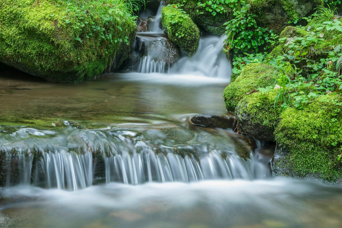 long exposure photography body of water