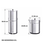 Monderma Max Big 8.5L Water Dispenser - includes 2 FTO+ coldstream filters, 1 tap with a view