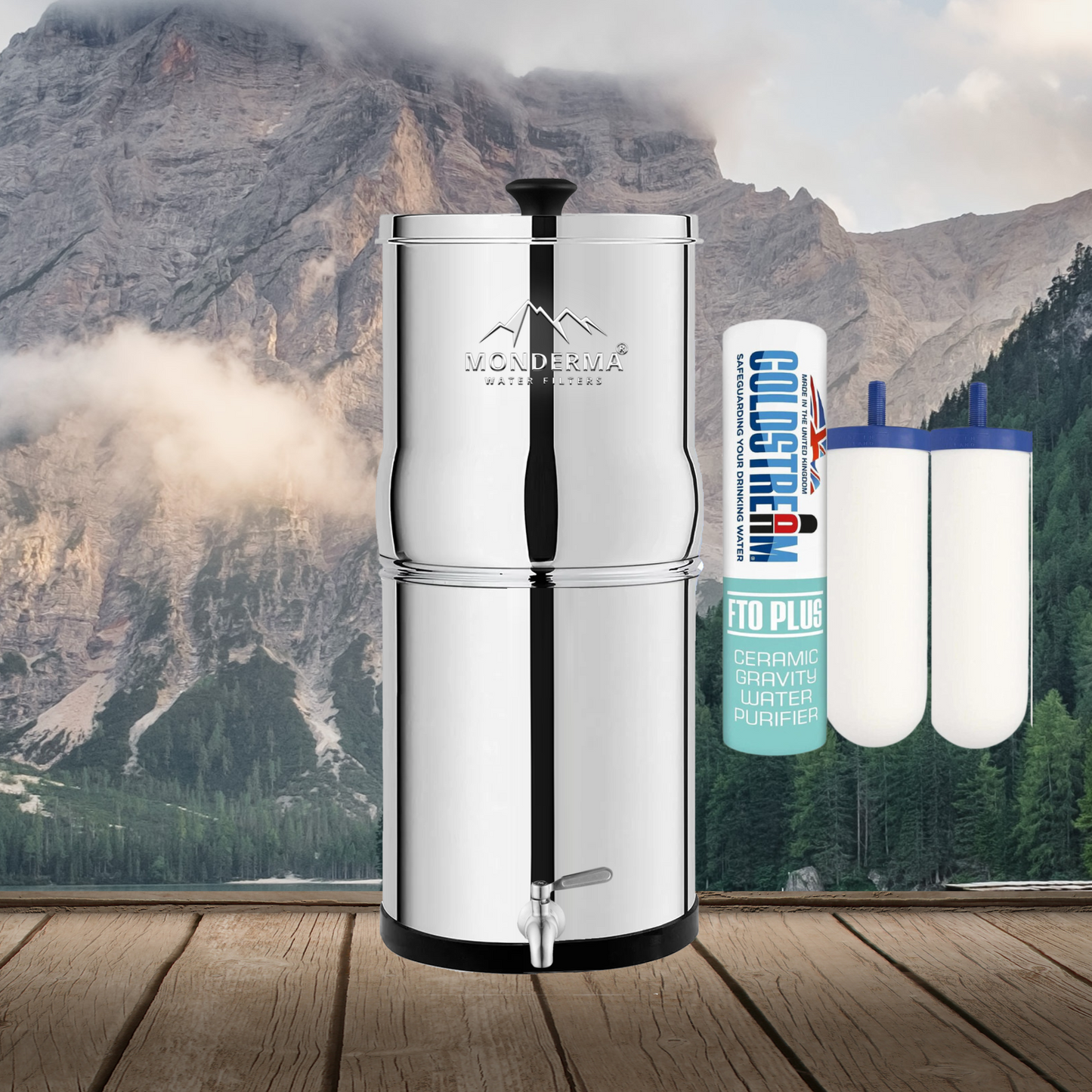 Fontaine Monderma Big 8.5L - 2 filtres FTO+