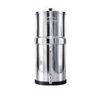Monderma Fontaine à gravité purificateur d'eau Monderma Fontaine travel 5.6 L inox - robinet inox avec vue – Filtres en option - NSF 372