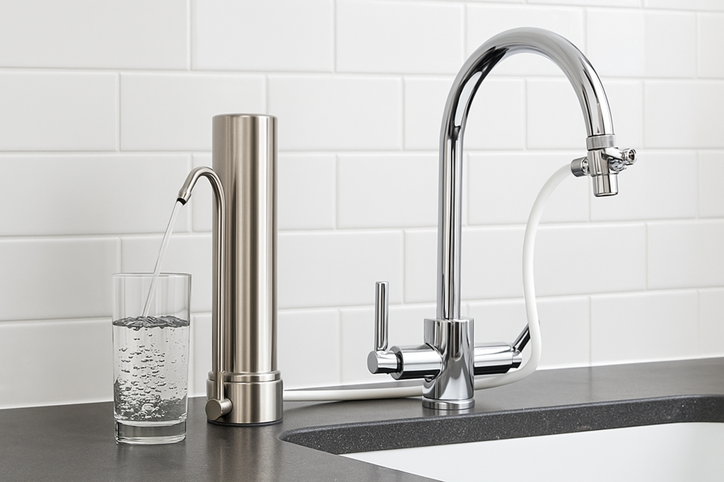 Monderma système de filtration sur comptoir, filtre coldstream CTO max,  Pfas, Fluorures