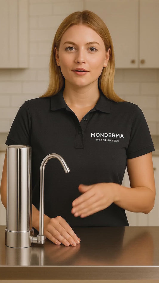 Monderma système de filtration sur comptoir, filtre coldstream CTO max,  Pfas, Fluorures
